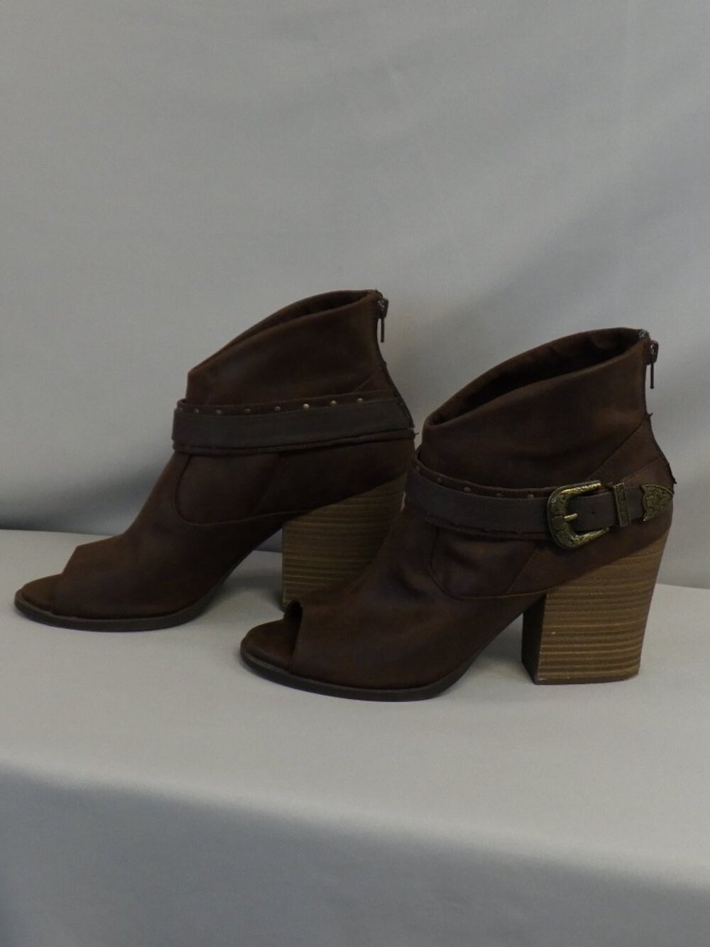 Jellypop Chloe Open Toe Ankle Boots S54